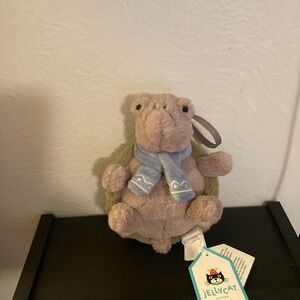 Timmy Turtle Jellycat - Turtle with Light Blue Scarf Tree Decoration